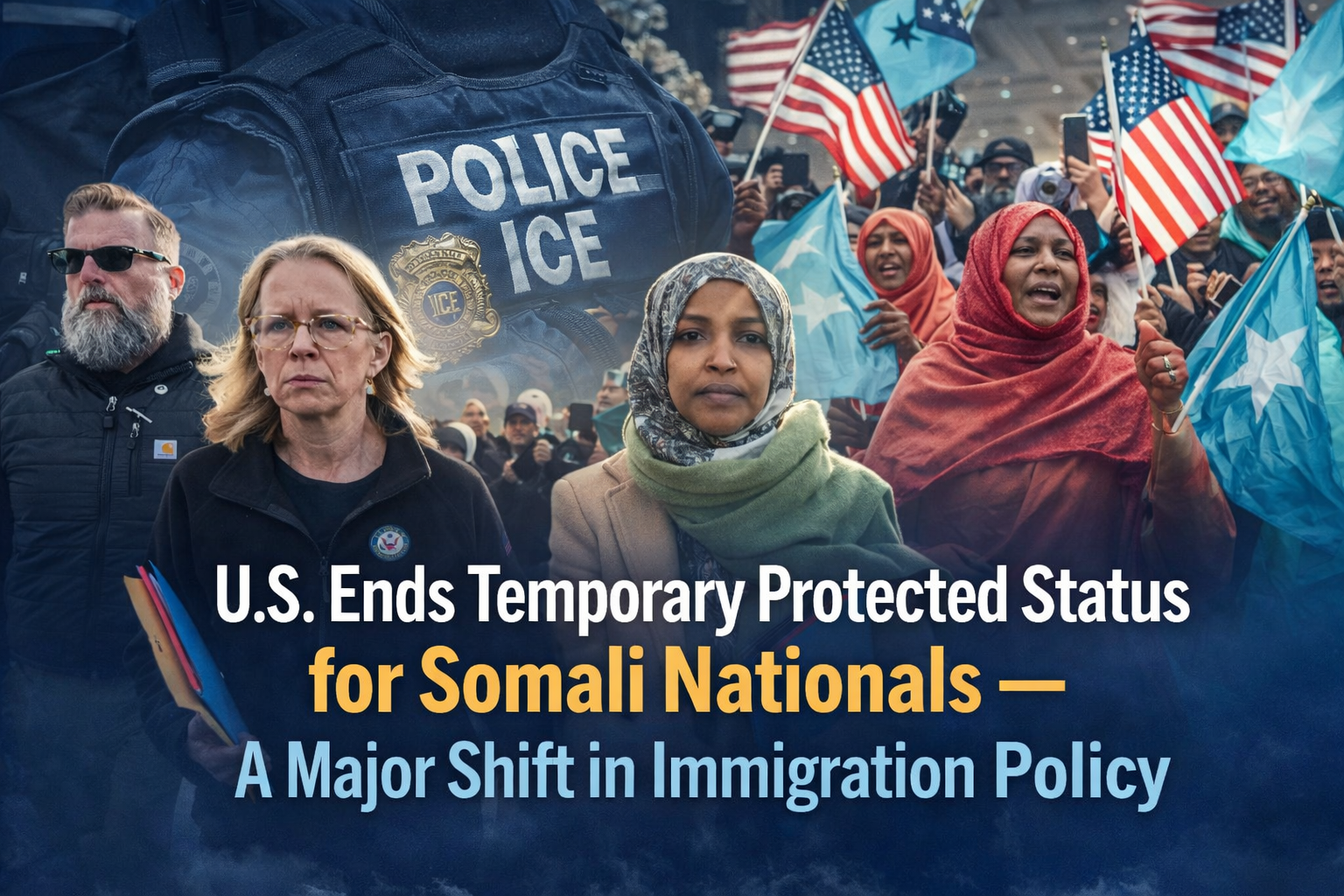 U.S. Ends Temporary Protected Status for Somali Nationals — A Major Shift in Immigration Policy