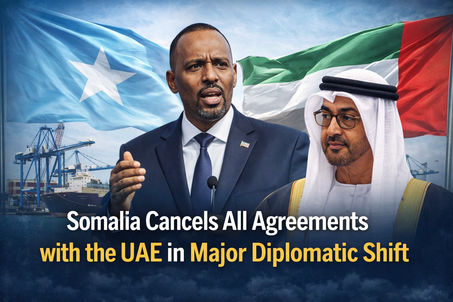 Somalia Cancels All Agreements with the UAE in Major Diplomatic Shift